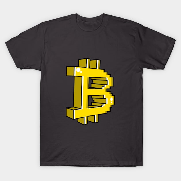 BITCOIN T-Shirt by fflat hds